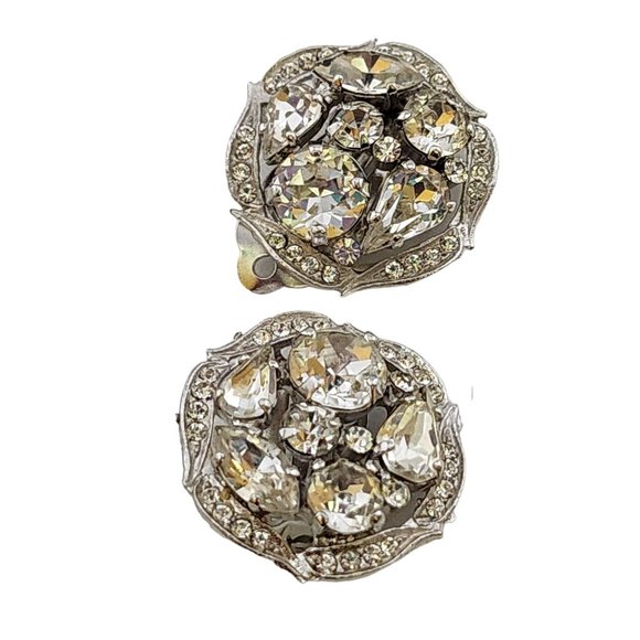 Vintage Spectacular Signed Weiss Blingy Rhinestone Set (A3284) - Picture 4 of 5